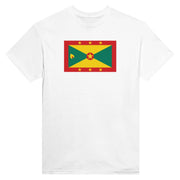 T-shirt drapeau grenade imprimé en coton épais coloré