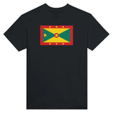 T-shirt drapeau grenade brodé en coton épais coloré