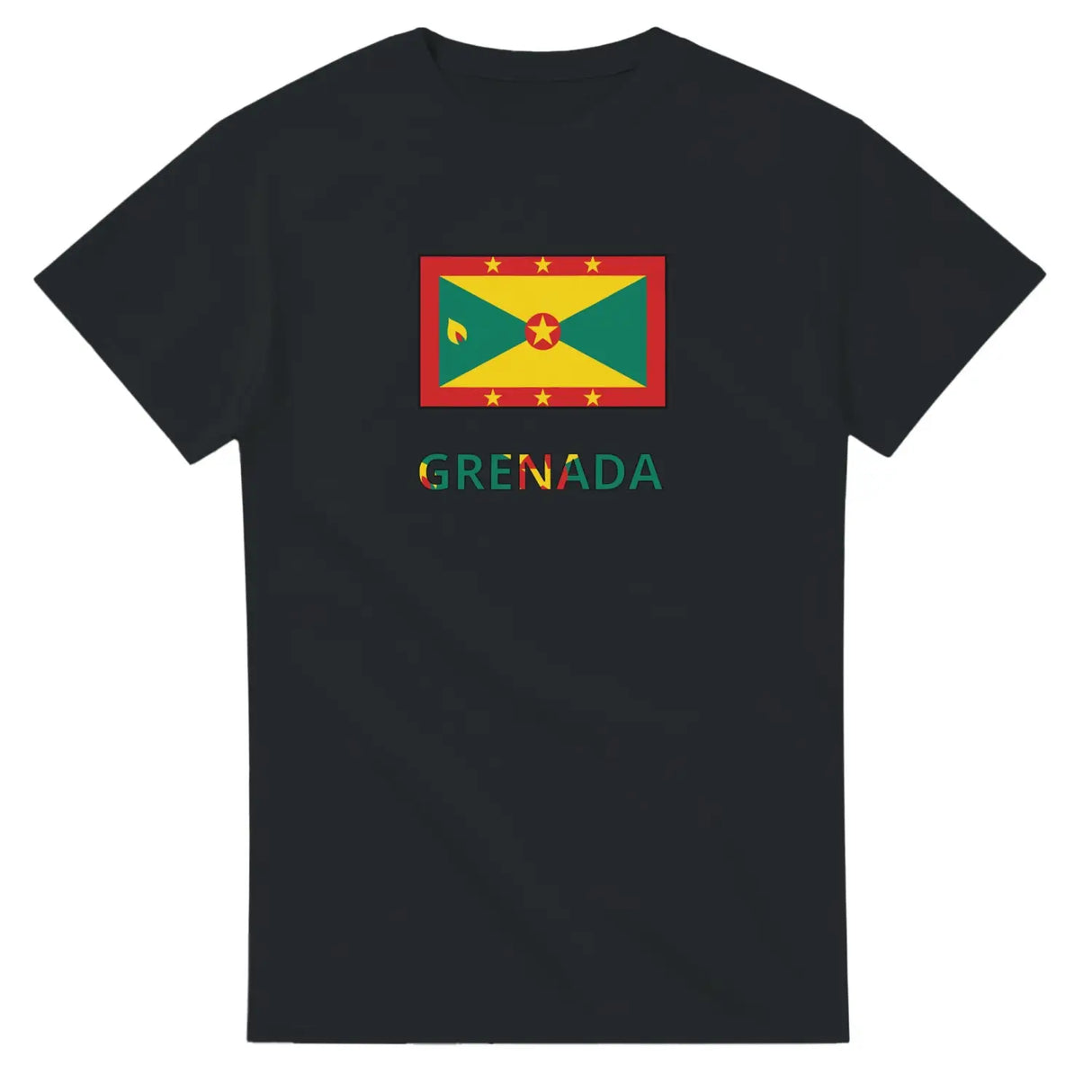 T-shirt drapeau grenade texte - pixelforma