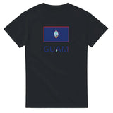 T-shirt drapeau guam en texte - pixelforma