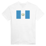 T-shirt drapeau guatemala brodé coton mélangé élégant