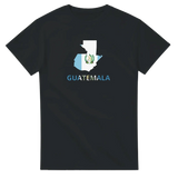 T-shirt drapeau guatemala en carte - pixelforma