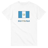 T-shirt drapeau guatemala en texte - pixelforma