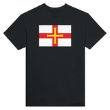 T-shirt drapeau guernesey brodé coton mélangé élégant
