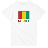 T-shirt drapeau guinée en texte - pixelforma