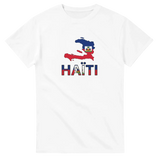 T-shirt drapeau haïti en carte - pixelforma