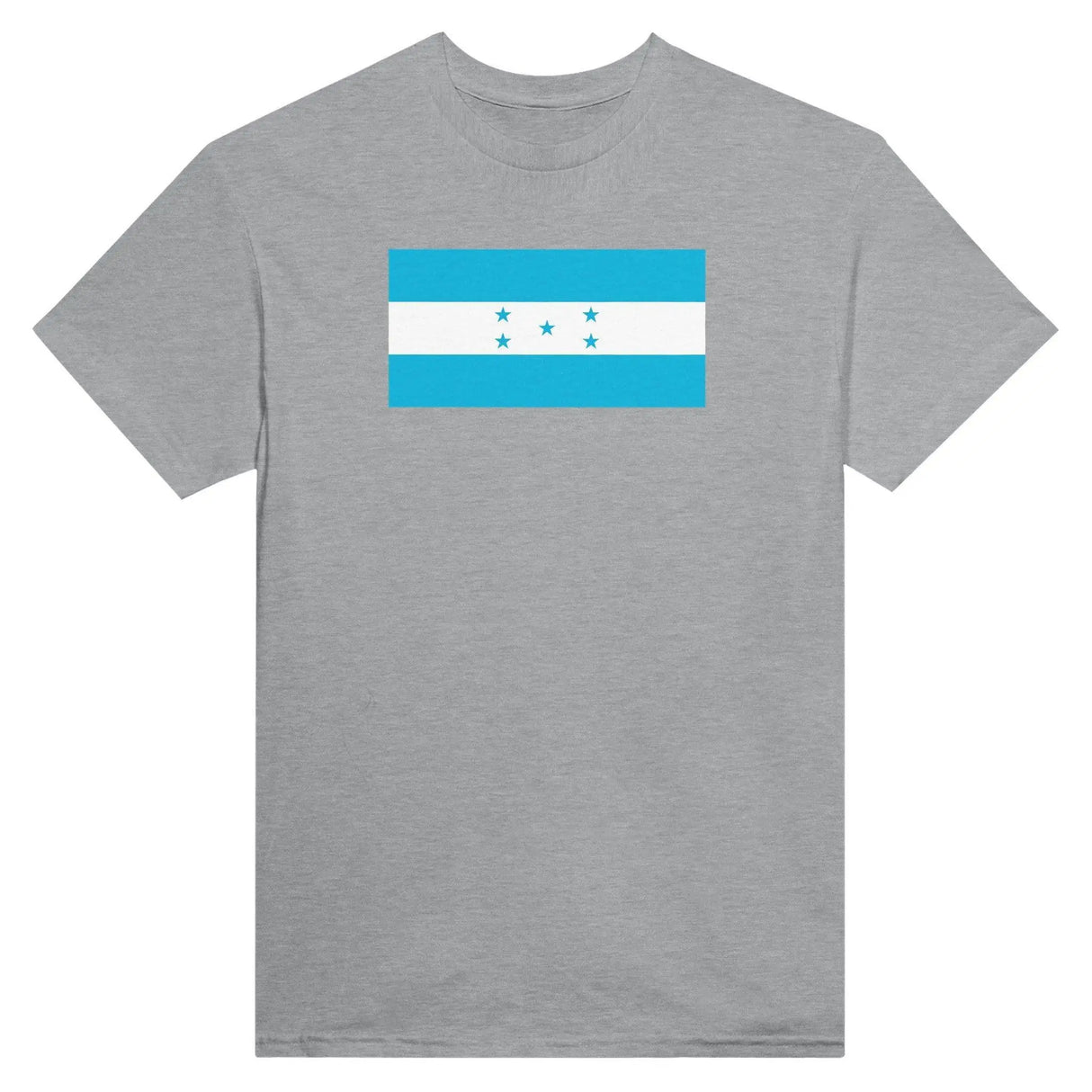 T-shirt drapeau honduras brodé en coton mélangé