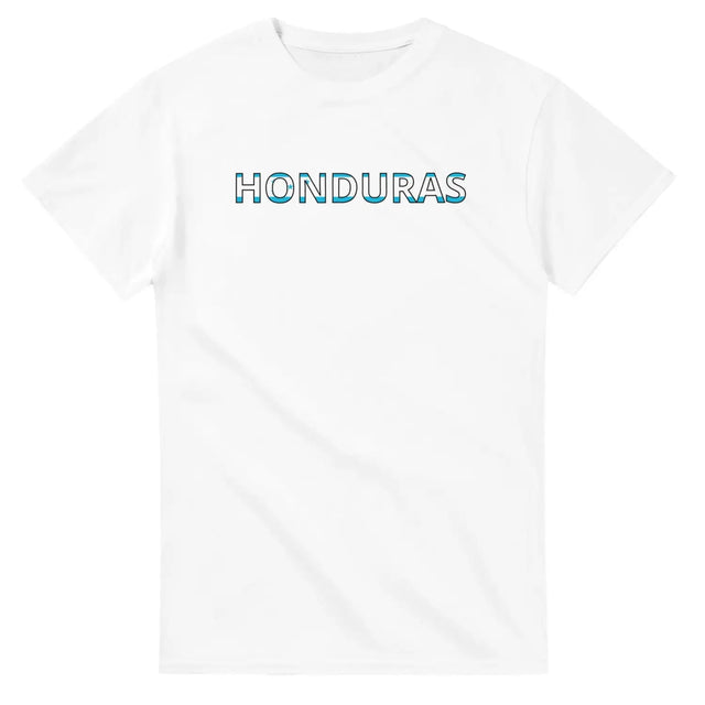 T-shirt drapeau honduras en écriture - pixelforma