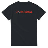 T-shirt drapeau hong kong en écriture - pixelforma