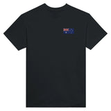 T-shirt drapeau île heard-et-macdonald broderie coton doux