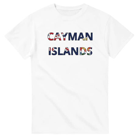 T-shirt drapeau îles caïmans - pixelforma