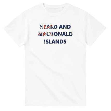 T-shirt drapeau îles heard-et-macdonald - pixelforma