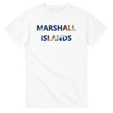 T-shirt drapeau îles marshall - pixelforma