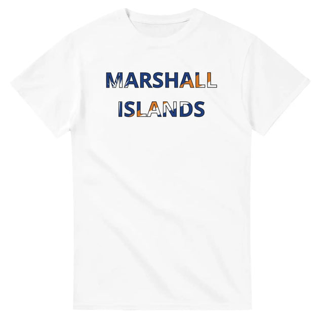 T-shirt drapeau îles marshall - pixelforma