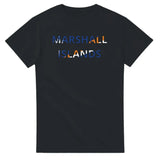 T-shirt drapeau îles marshall - pixelforma