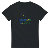 T-shirt drapeau îles salomon carte - pixelforma