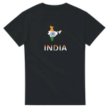 T-shirt drapeau inde carte - pixelforma