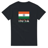 T-shirt drapeau inde texte - pixelforma