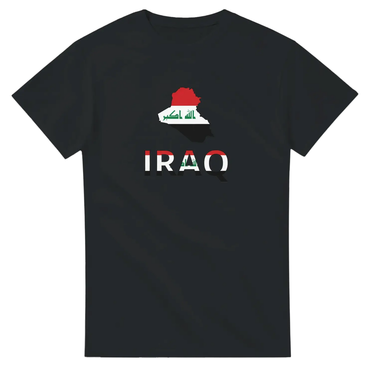 T-shirt drapeau irak carte - pixelforma