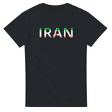 T-shirt drapeau iran en écriture - pixelforma