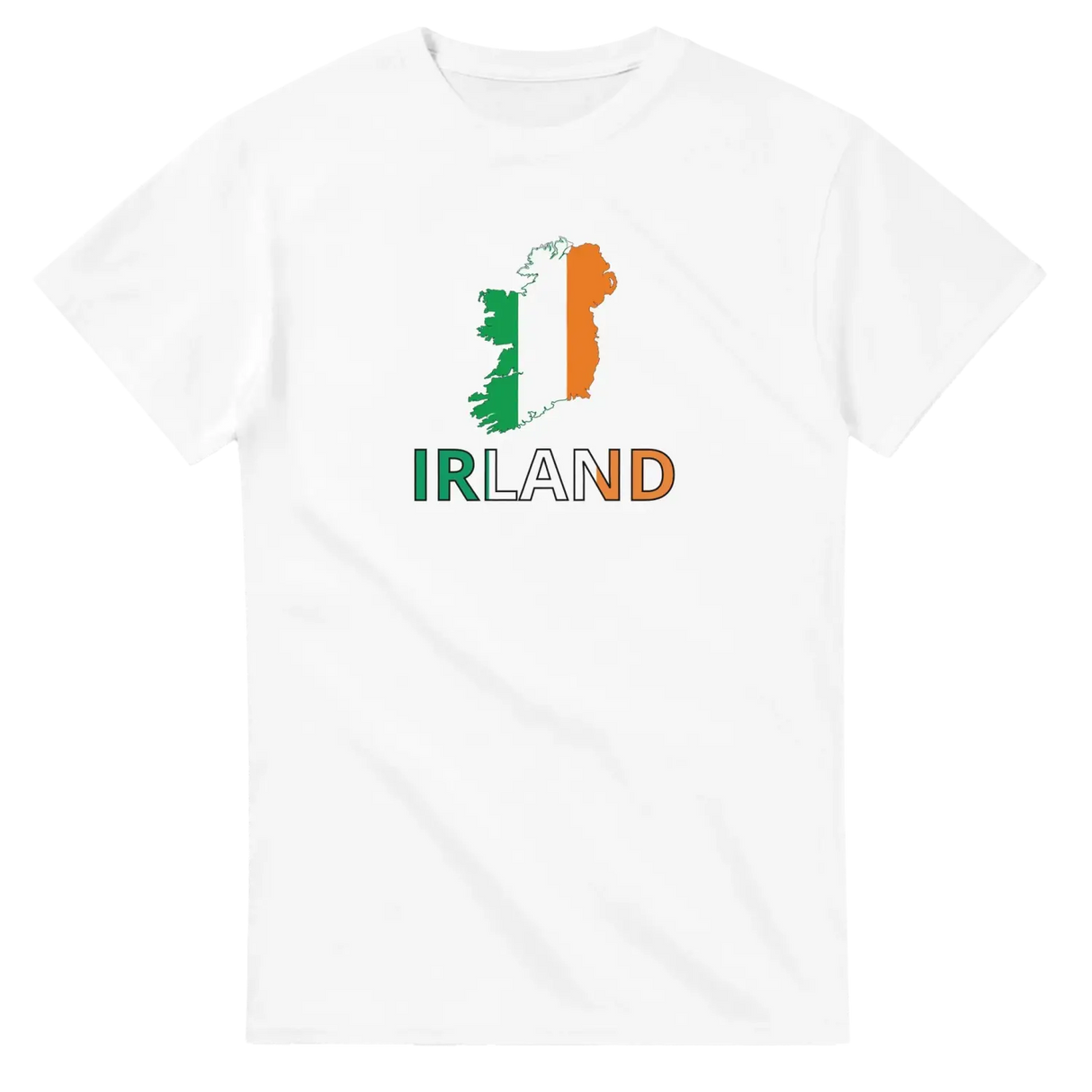 T-shirt drapeau irlande carte - pixelforma