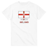 T-shirt drapeau irlande du nord texte - pixelforma