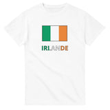 T-shirt drapeau irlande en texte - pixelforma