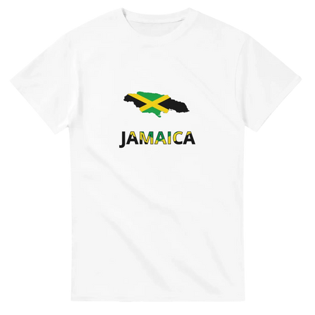 T-shirt drapeau jamaïque carte - pixelforma