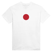 T-shirt drapeau japon coton mélangé imprimé manches longues