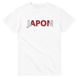 T-shirt drapeau japon en écriture - pixelforma