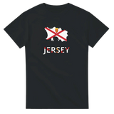 T-shirt drapeau jersey en carte - pixelforma