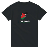 T-shirt drapeau jordanie carte - pixelforma