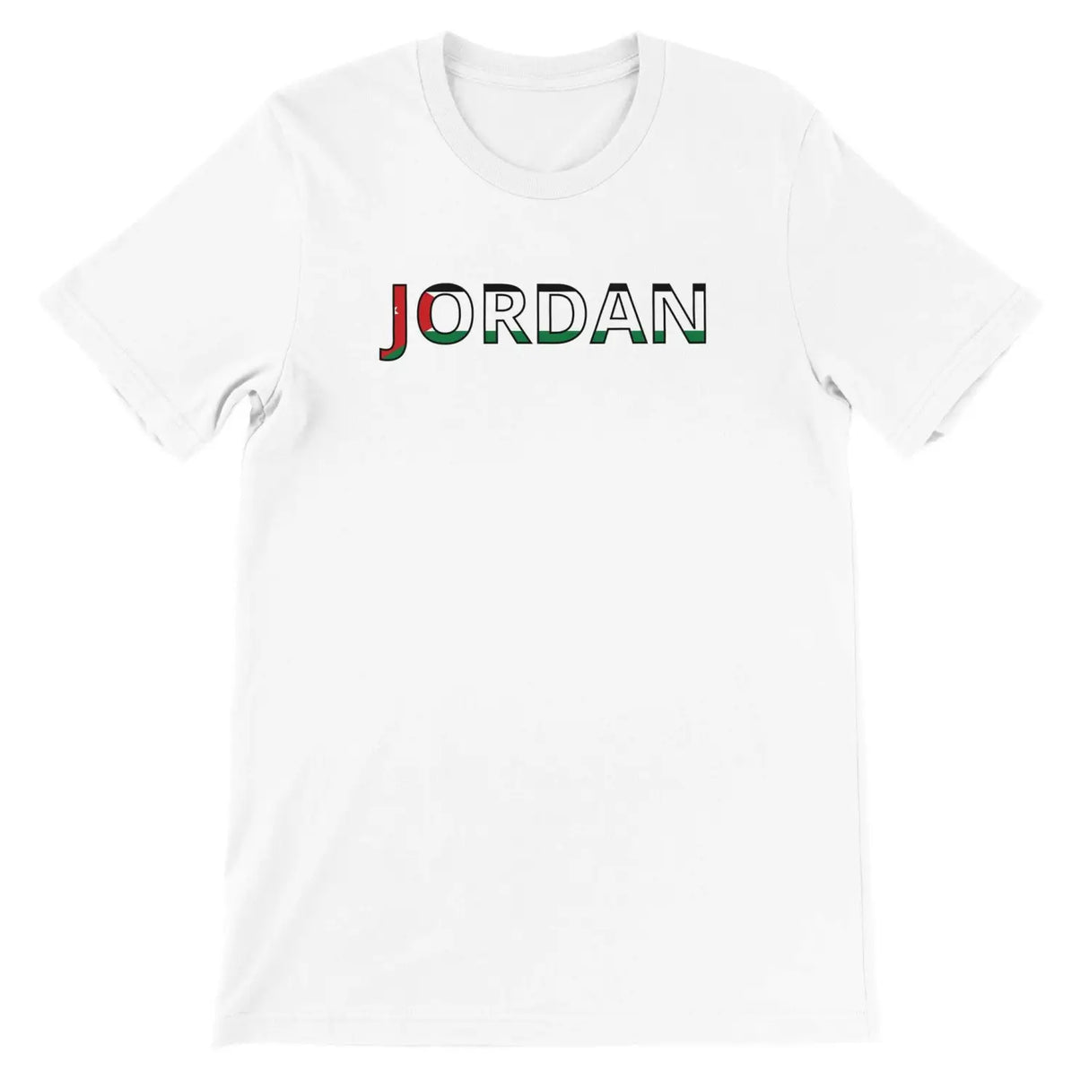 T-shirt drapeau jordanie - pixelforma