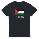 T-shirt drapeau jordanie texte - pixelforma