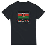 T-shirt drapeau kenya en texte - pixelforma