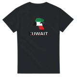 T-shirt drapeau koweït carte - pixelforma