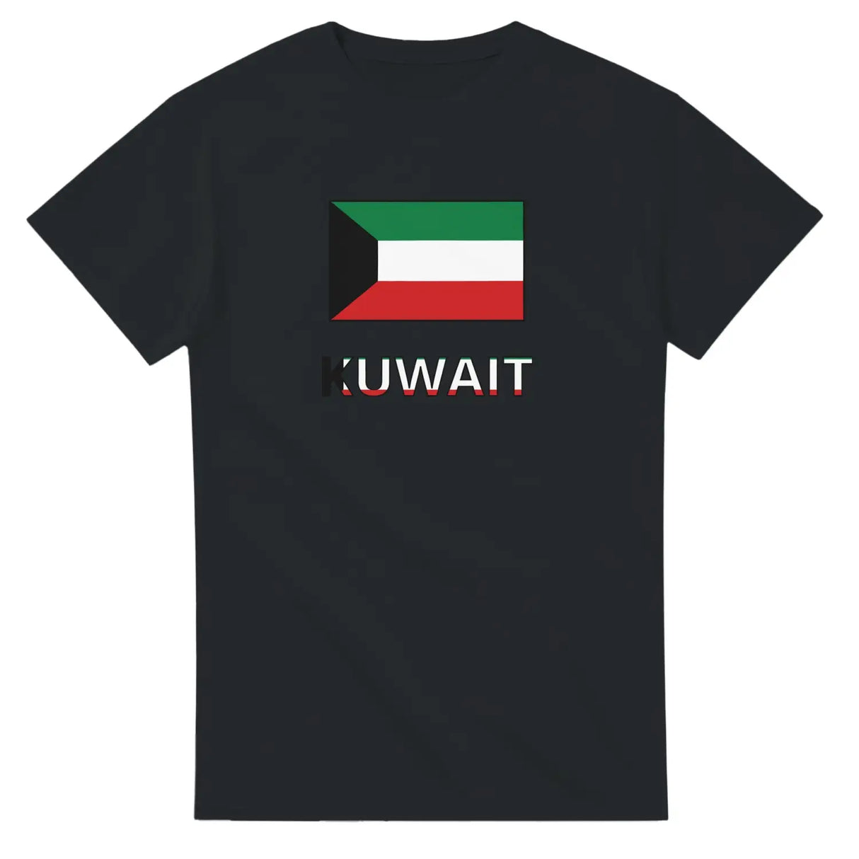 T-shirt drapeau koweït texte - pixelforma