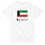 T-shirt drapeau koweït texte - pixelforma