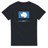 T-shirt drapeau l’antarctique texte - pixelforma