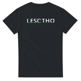 T-shirt drapeau lesotho en écriture - pixelforma