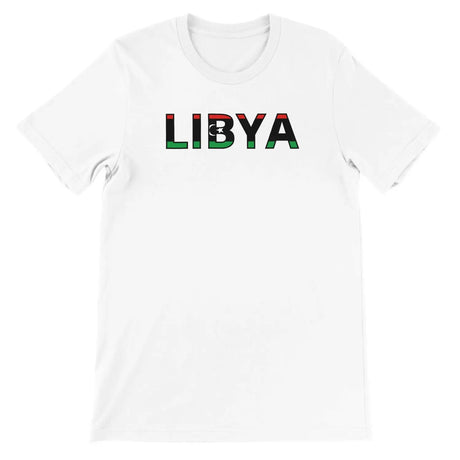 T-shirt drapeau libye - pixelforma