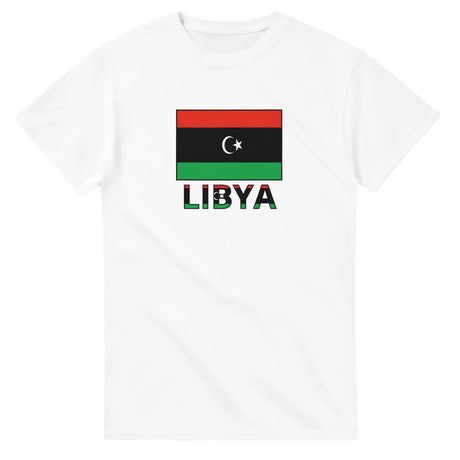 T-shirt drapeau libye texte - pixelforma