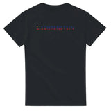 T-shirt drapeau liechtenstein en écriture - pixelforma