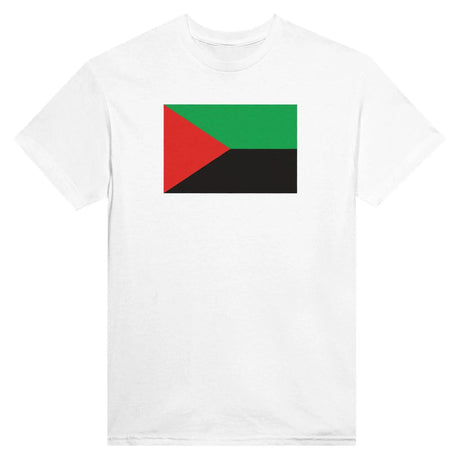 T-shirt drapeau martinique brodé en coton mélangé