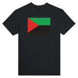 T-shirt drapeau martinique brodé en coton mélangé