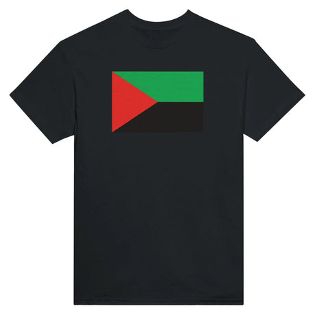 T-shirt drapeau martinique brodé en coton mélangé