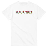 T-shirt drapeau maurice - pixelforma