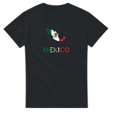 T-shirt drapeau mexique carte - pixelforma