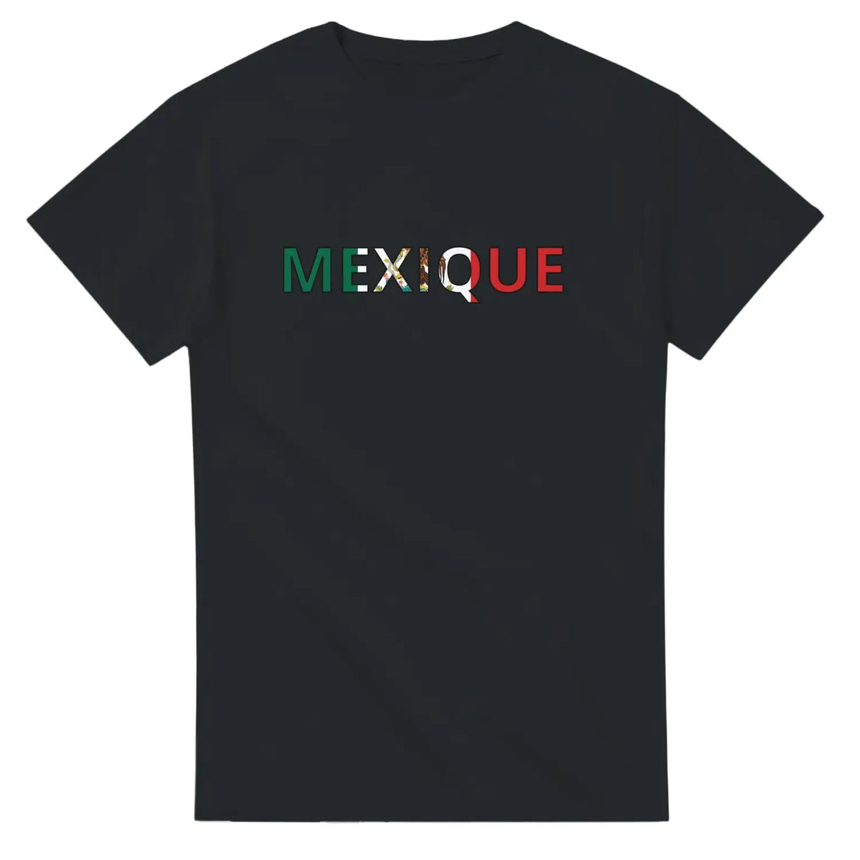 T-shirt drapeau mexique en écriture - pixelforma