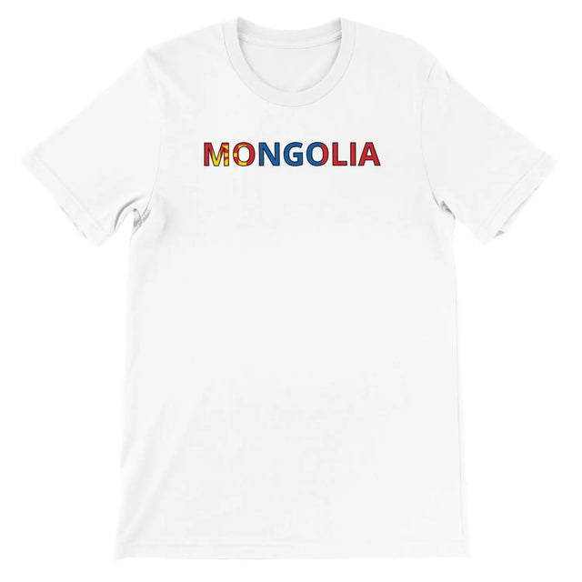 T-shirt drapeau mongolie - pixelforma